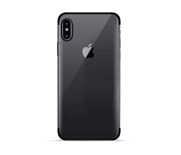Etui Verge Crystal Cover do iPhone X czarne - 381595 - zdjęcie 2